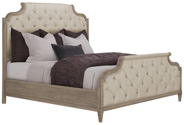 Marquesa Gray Uph Panel Bed (0)