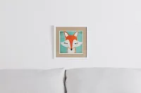 Fox Orange Framed Wall Art