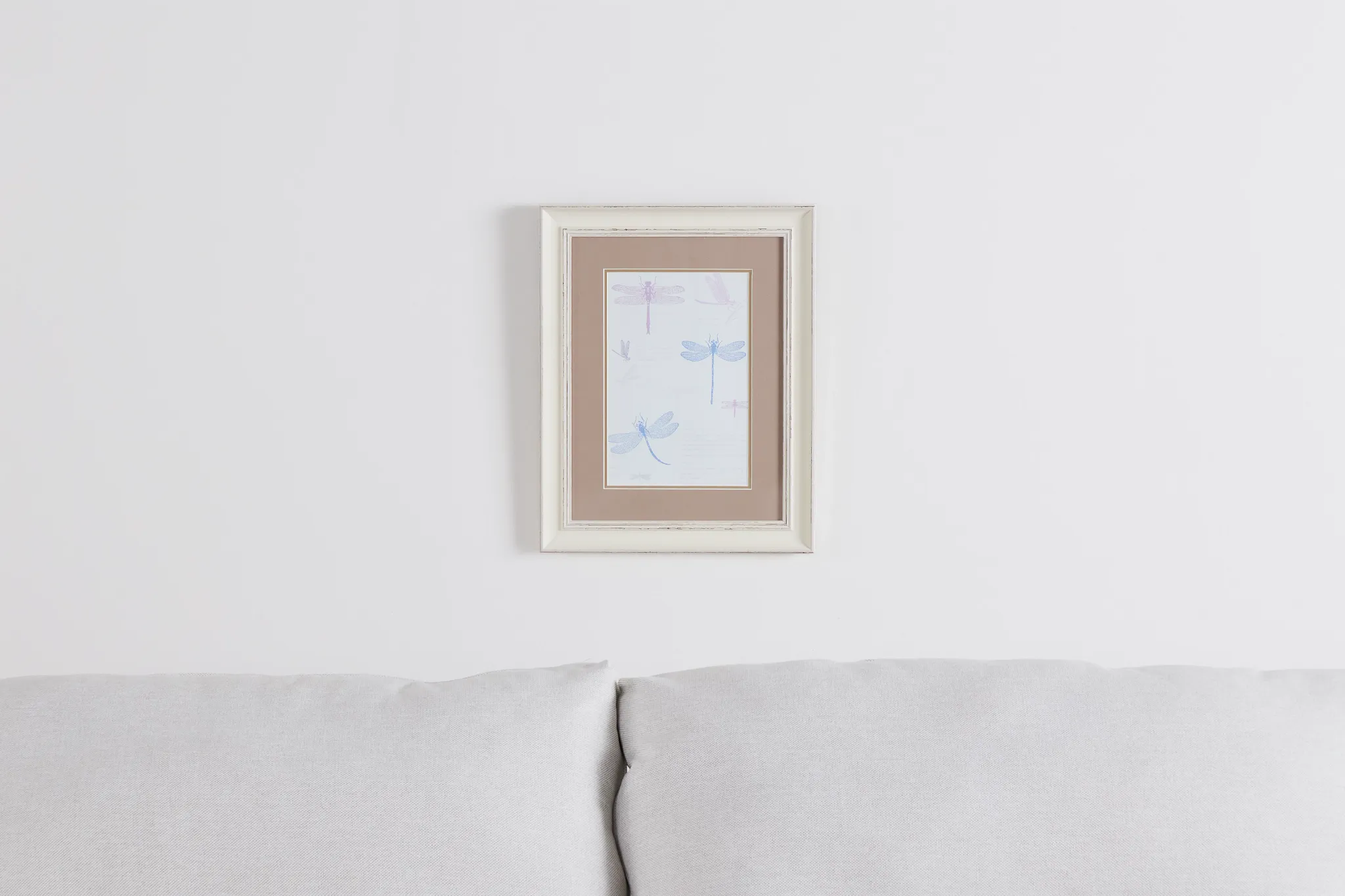 Dragonfly Multicolored Framed Wall Art