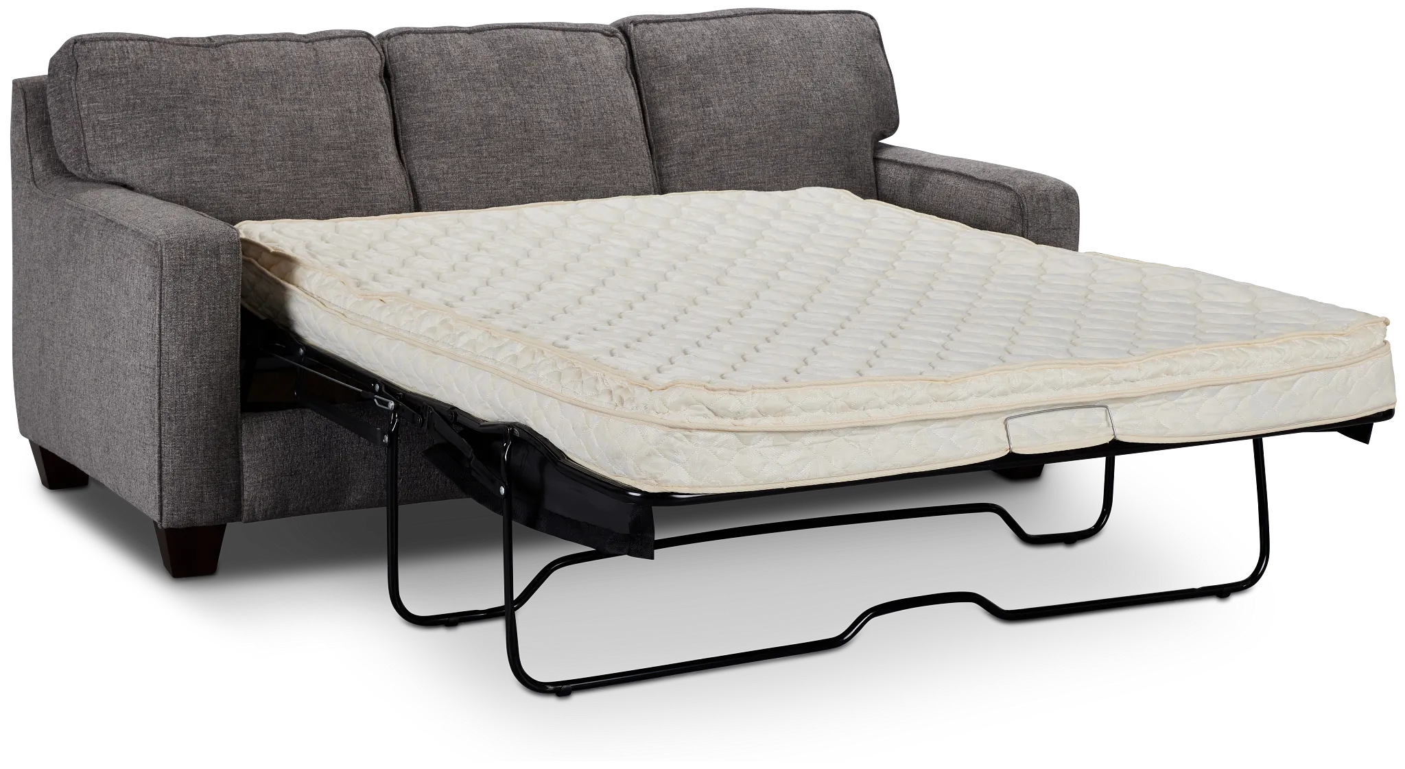 Andie Dark Gray Fabric Innerspring Sleeper