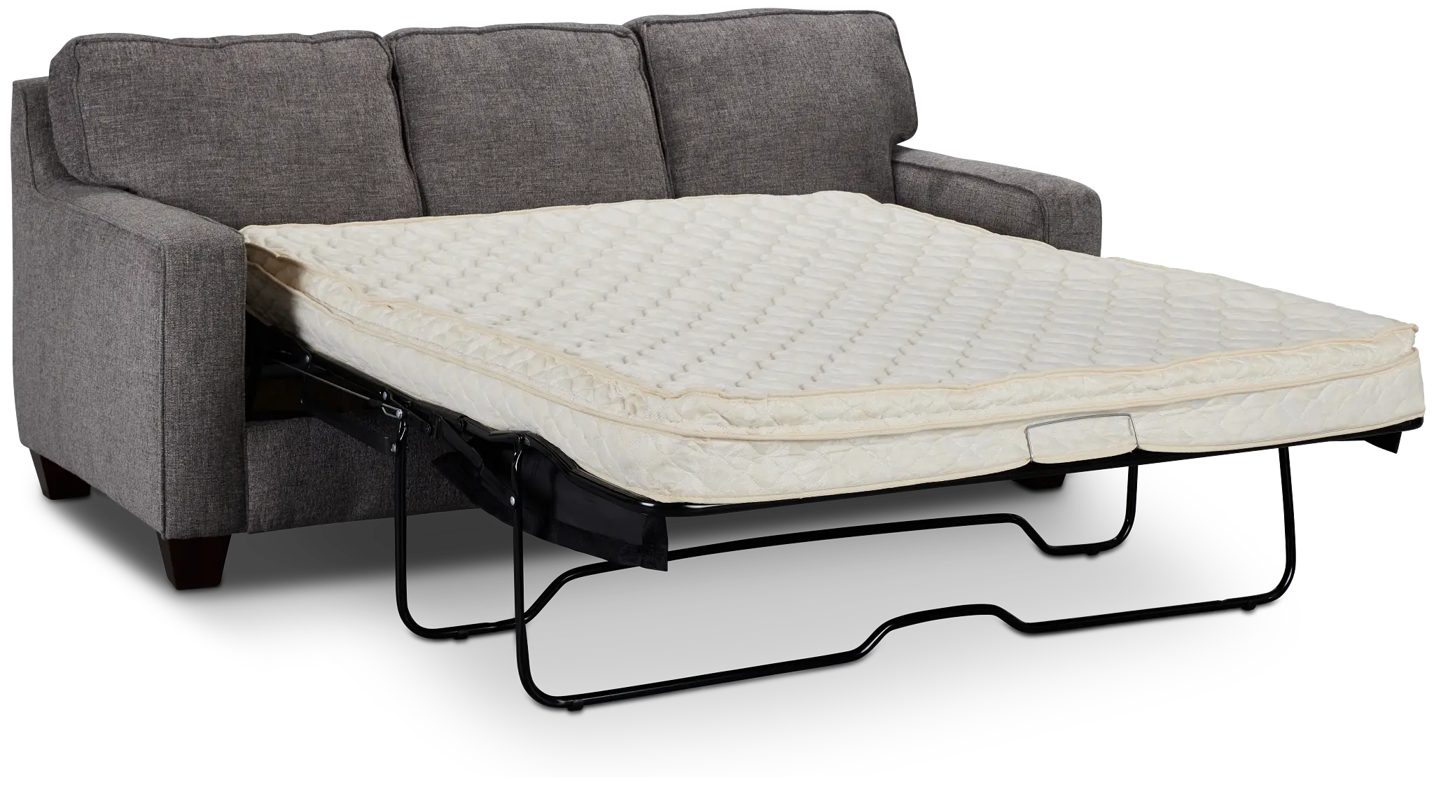 Andie Dark Gray Fabric Innerspring Sleeper Andie Dark Gray Fabric Innerspring Sleeper
