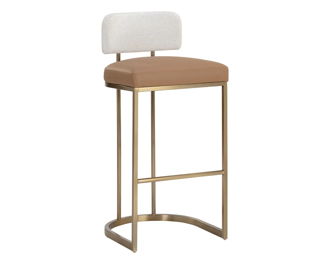 Faye Brown 30" Upholstered Barstool