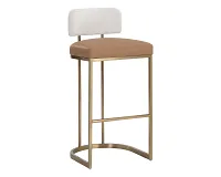 Faye Brown 30" Upholstered Barstool