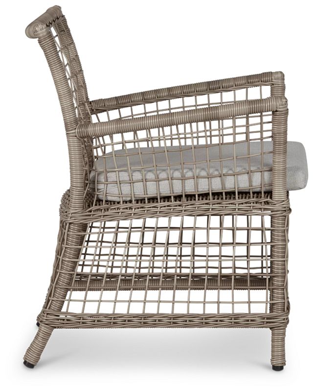 Raleigh Gray Woven Arm Chair (3)