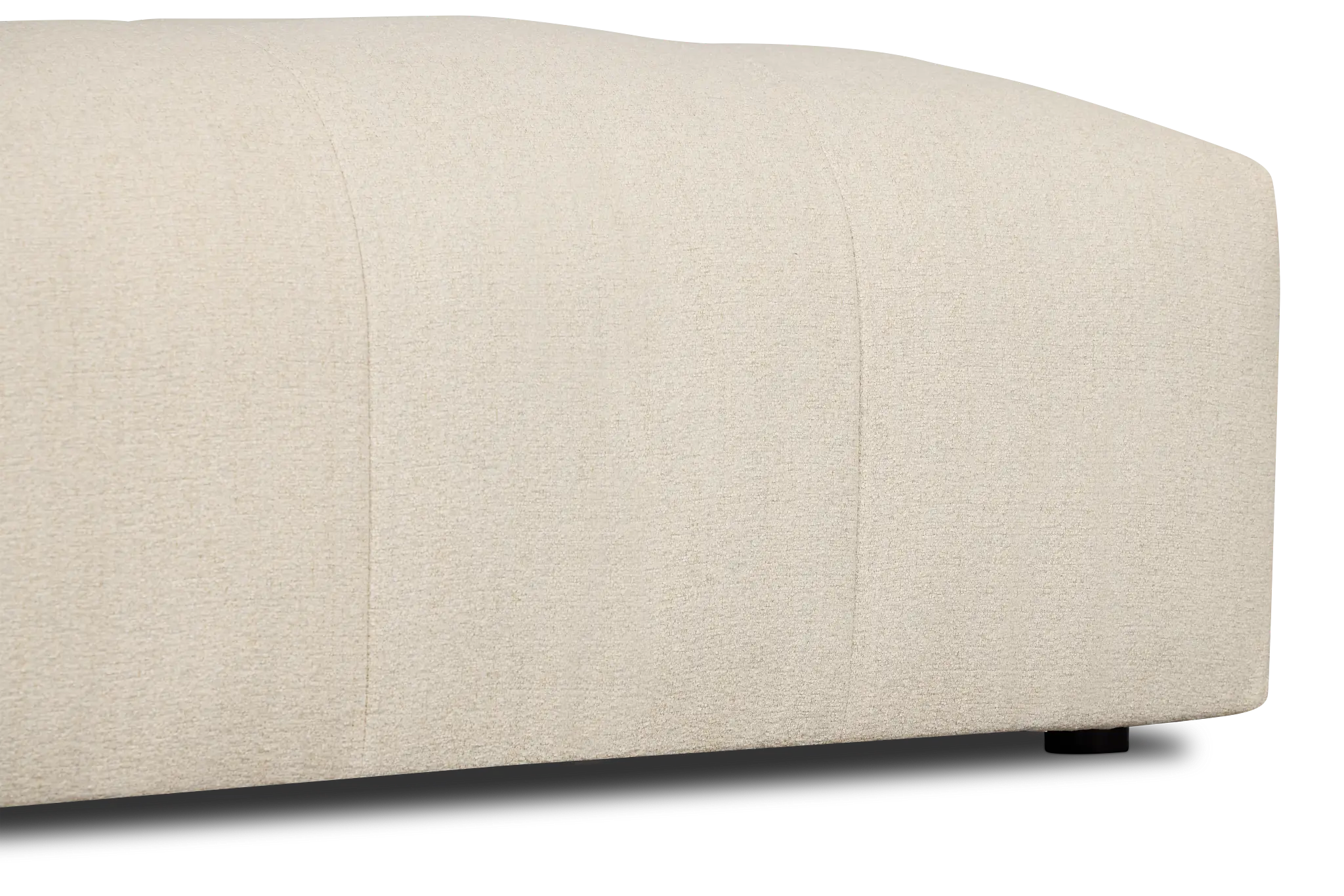 Remi Light Beige Fabric Ottoman Remi Light Beige Fabric Ottoman