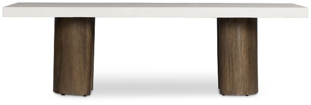 Jensen White Rectangular Table