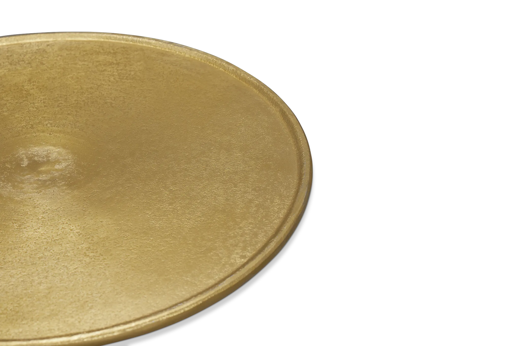 Brent Gold Metal Accent Table