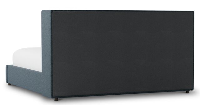 Captiva Elavation Dark Blue 48" Upholstered Shelter Bed