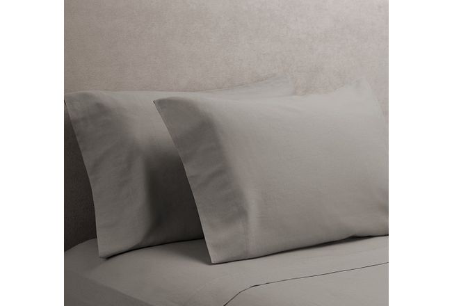 Rest & Renew Linen Blend Gray Sheet Set