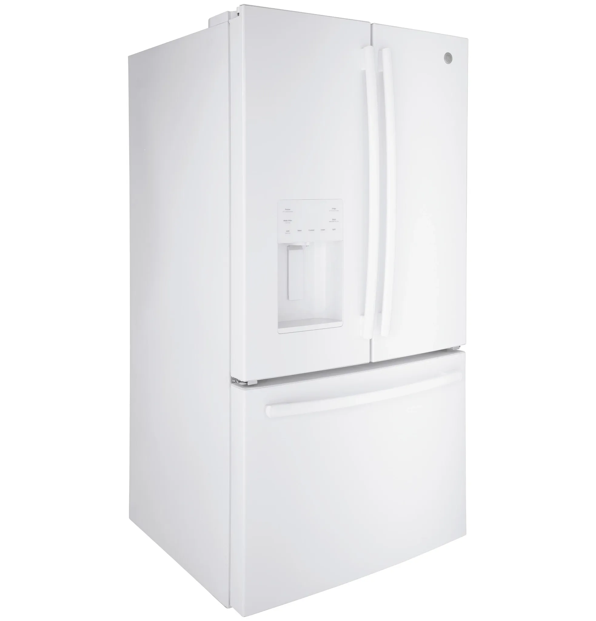 Ge 26 Series White French Door Refrigerator