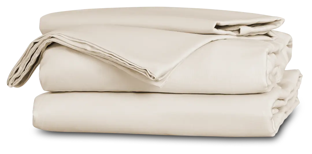 Rest & Renew Cotton Sateen Beige 300 Thread Duvet Set Rest & Renew Cotton Sateen Beige 300 Thread Duvet Set