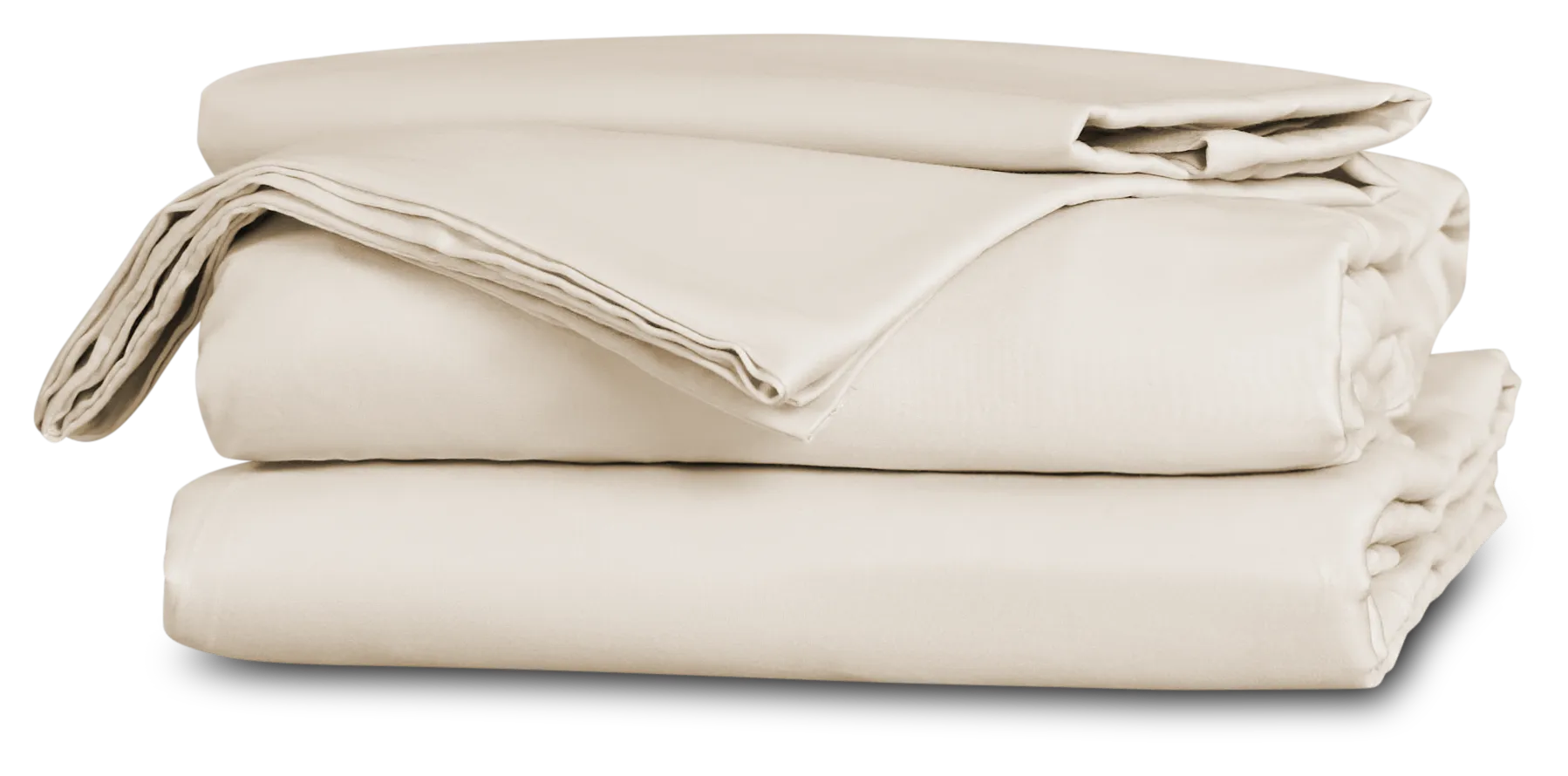 Rest & Renew Cotton Sateen Beige 300 Thread Duvet Set