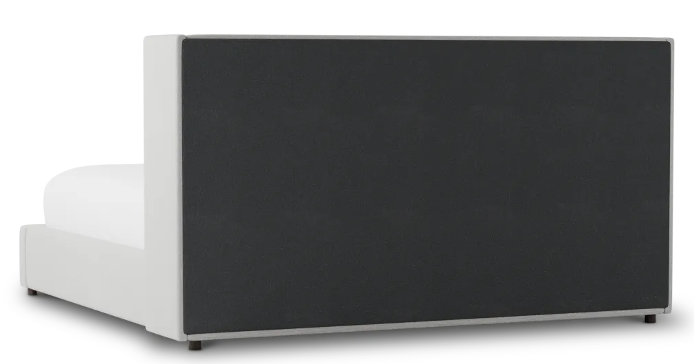 Captiva Delray Pewter 48" Upholstered Shelter Bed