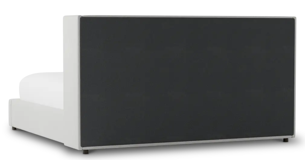 Captiva Delray Pewter 48" Upholstered Shelter Bed Captiva Delray Pewter 48" Upholstered Shelter Bed