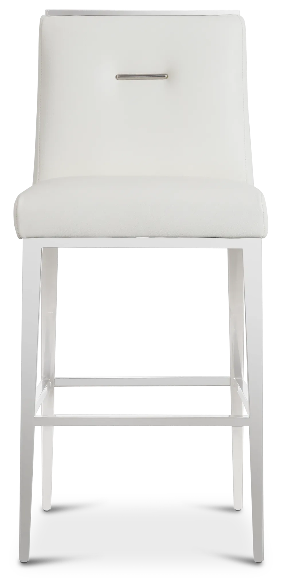 Alameda White 30" Upholstered Barstool