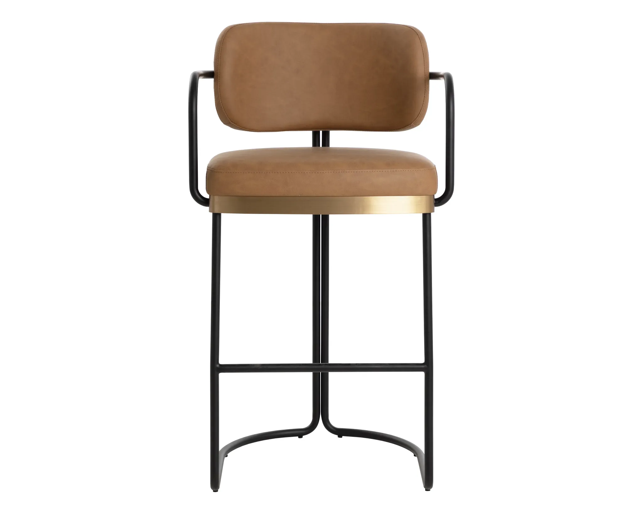 Stark Brown 30" Upholstered Barstool