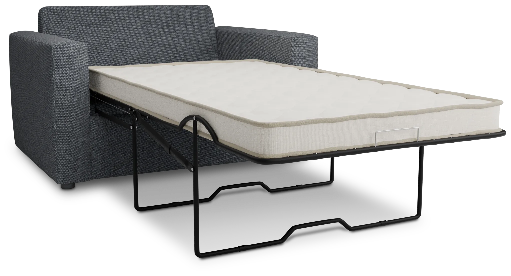 Siesta Elevation Gray Fabric Innerspring Sleeper