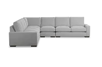 Edgewater Maguire Gray Large Two-arm Sectional