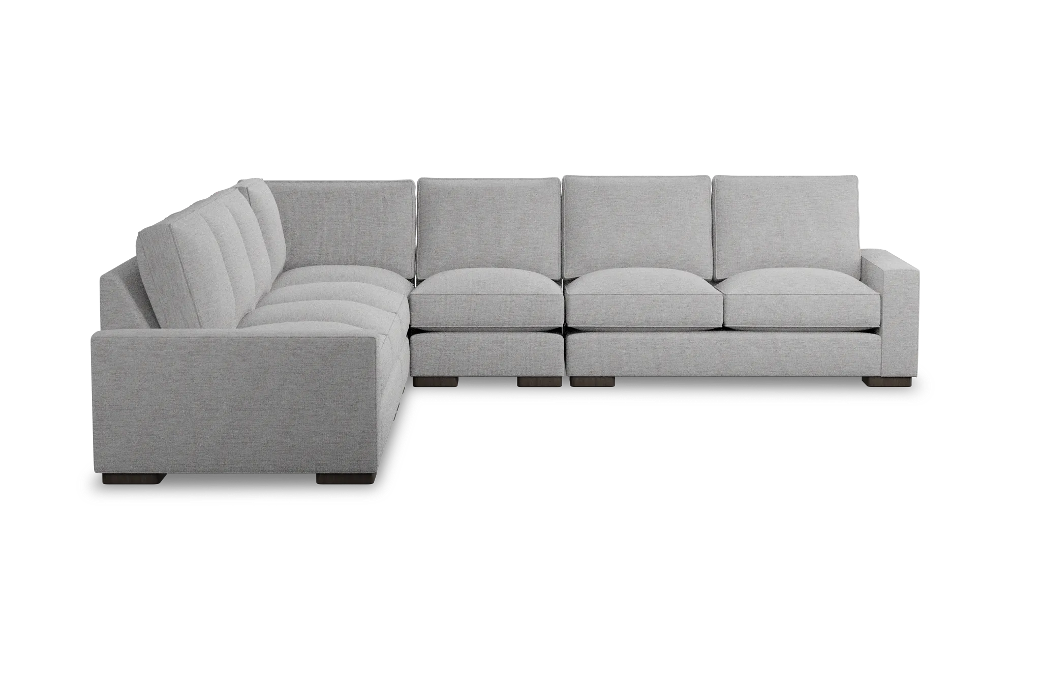Edgewater Maguire Gray Large Two-arm Sectional
