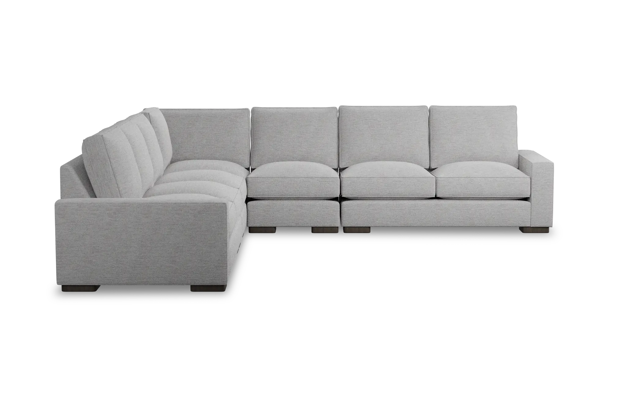 Edgewater Maguire Gray Large Two-arm Sectional Edgewater Maguire Gray Large Two-arm Sectional