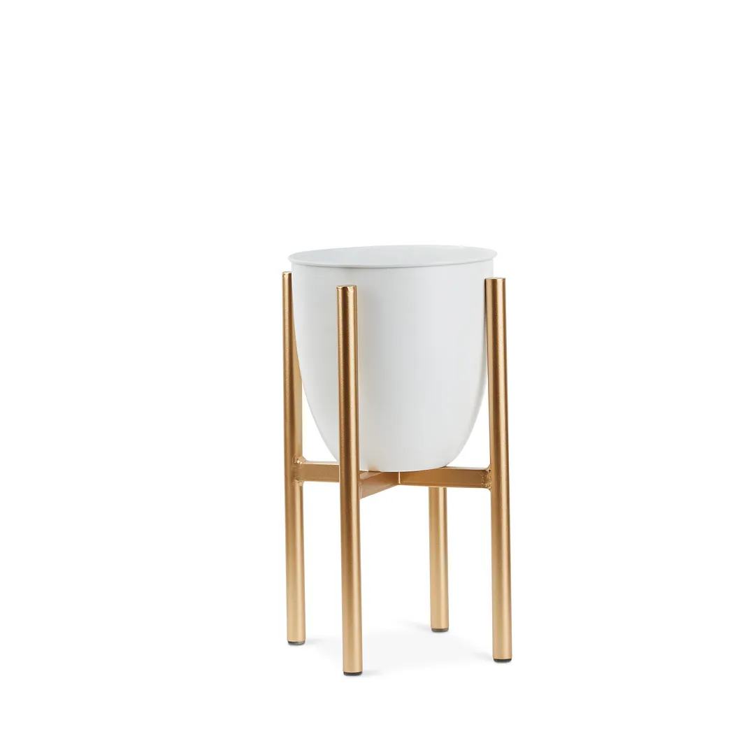 Beaker Gold Small Planter