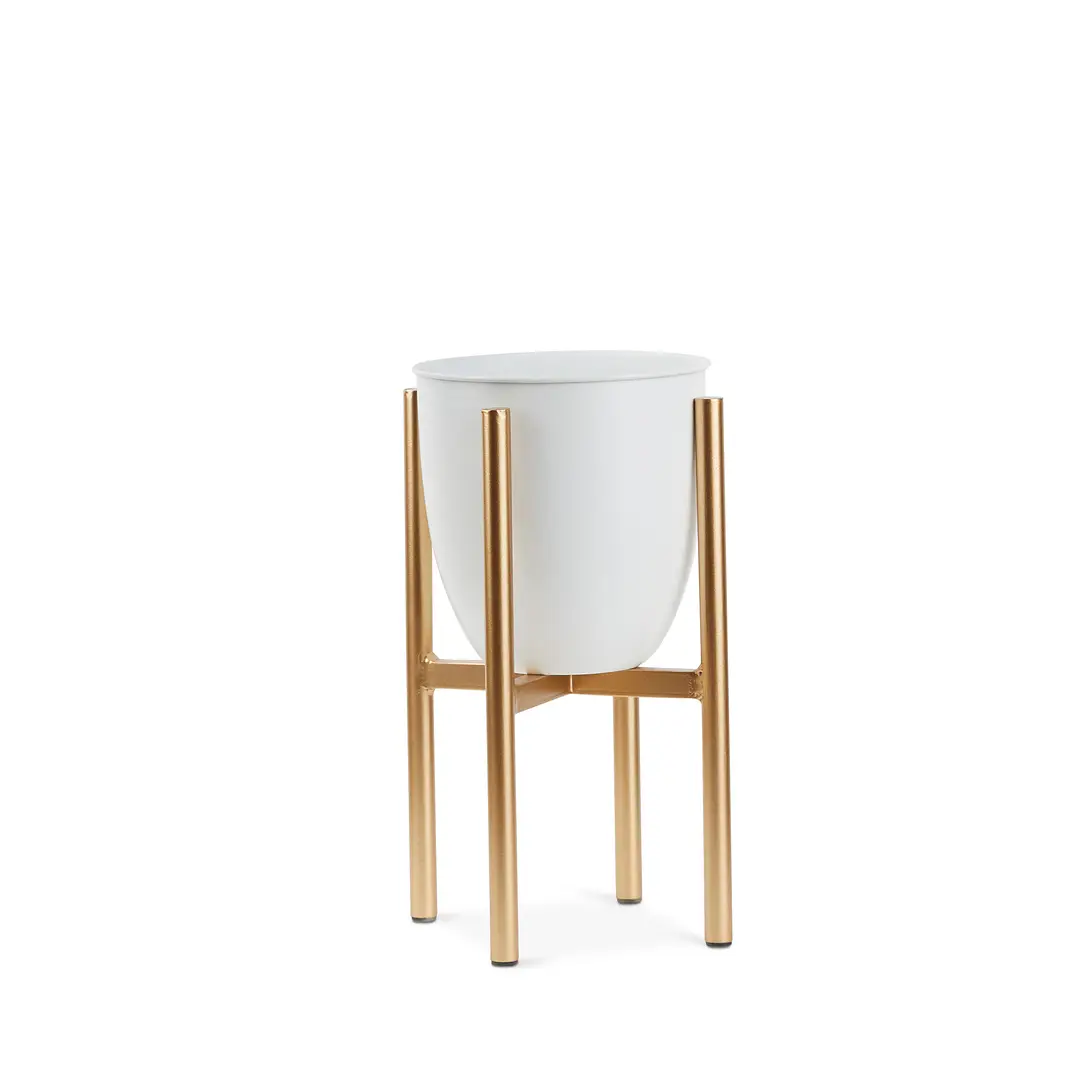 Beaker Gold Small Planter Beaker Gold Small Planter