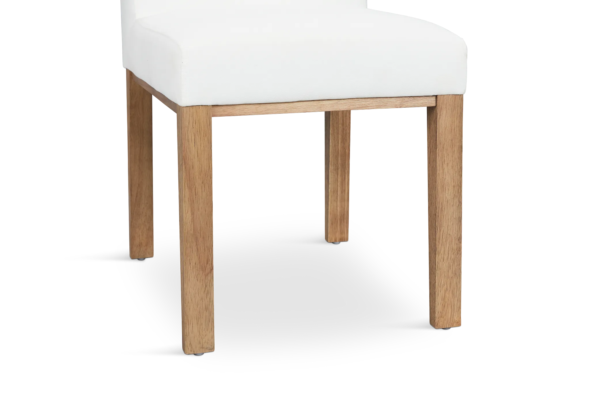Haven White Upholstered Side Chair