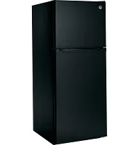 Ge 12 Series Black Top Freezer Refrigerator