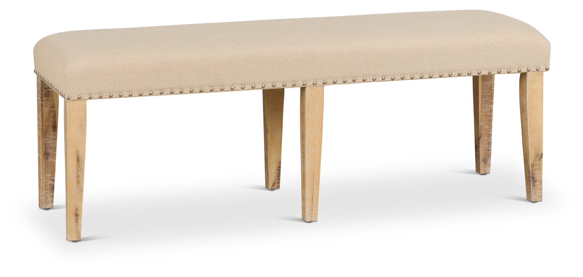 Joplin Light Tone Upholstered Dining Bench Joplin Light Tone Upholstered Dining Bench