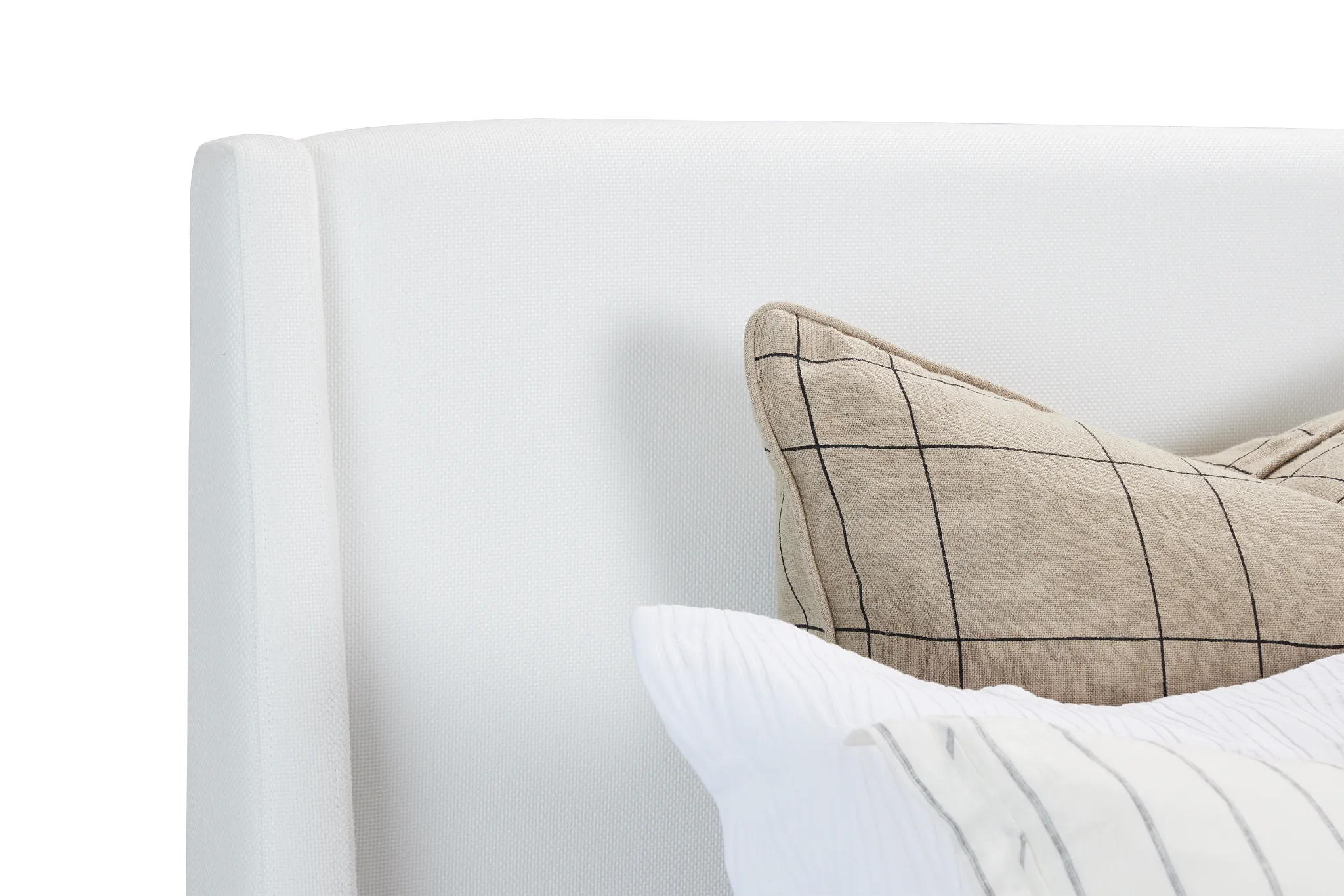Provo White Uph Panel Bed