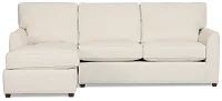 Tate Light Beige Fabric Left Chaise Sectional