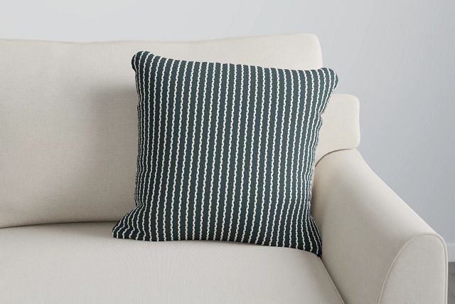 Lucy Navy 20" Accent Pillow