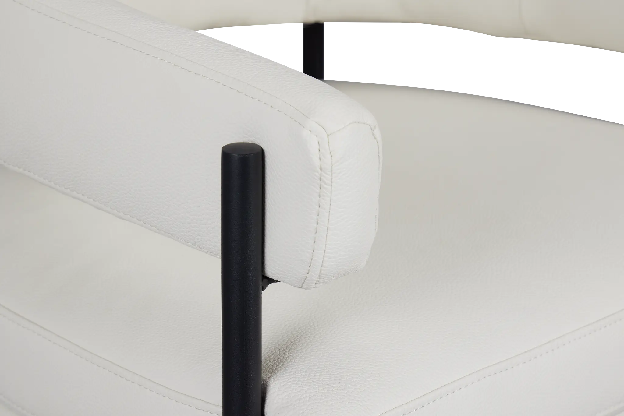 Sebby White Micro Accent Chair Sebby White Micro Accent Chair