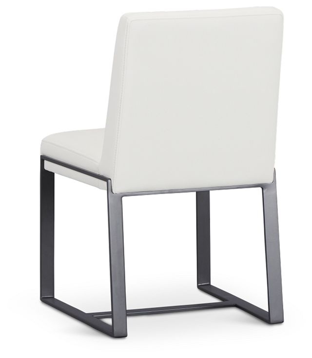 Harlem White Upholstered Side Chair