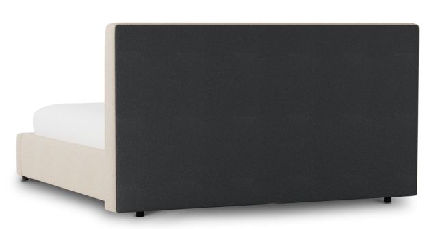 Grayton Sutton Beige 44" Upholstered Platform Bed