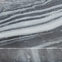 Shades Gray Marble Accent Table