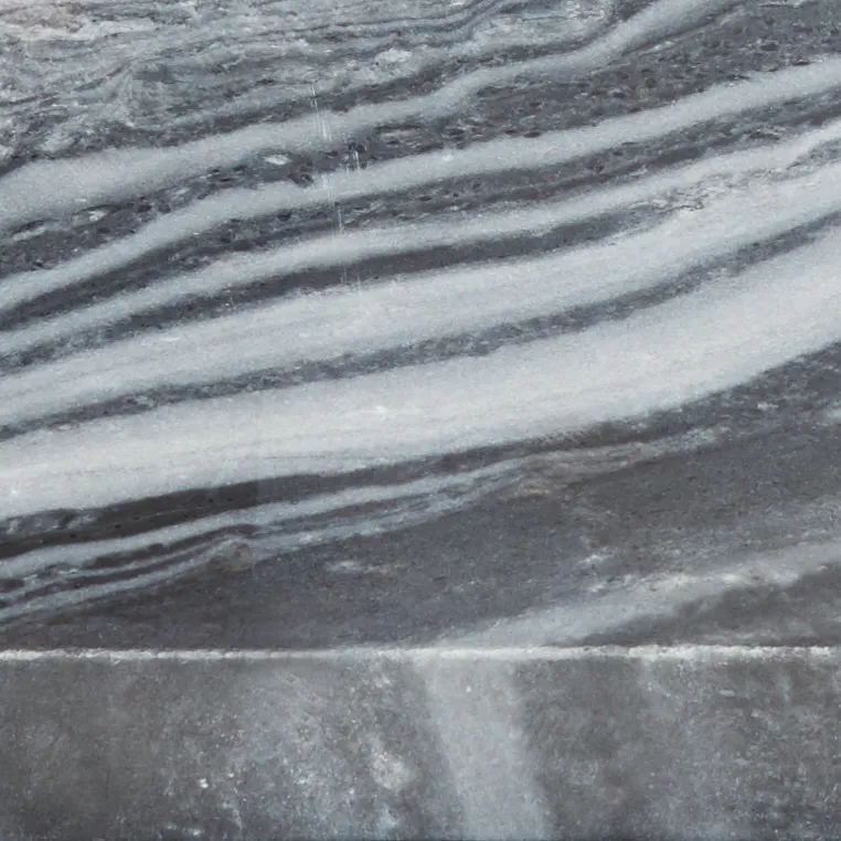 Shades Gray Marble Accent Table