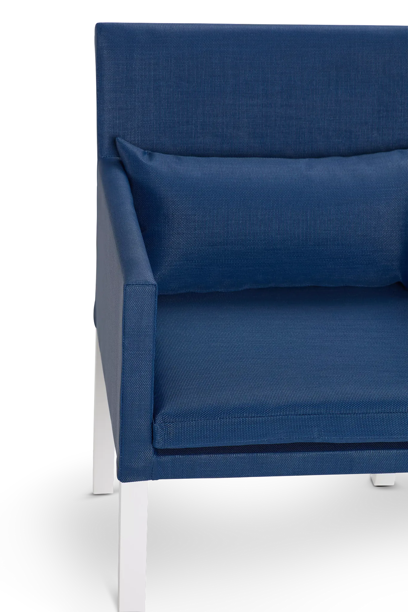 Lisbon Navy Cushioned Chair