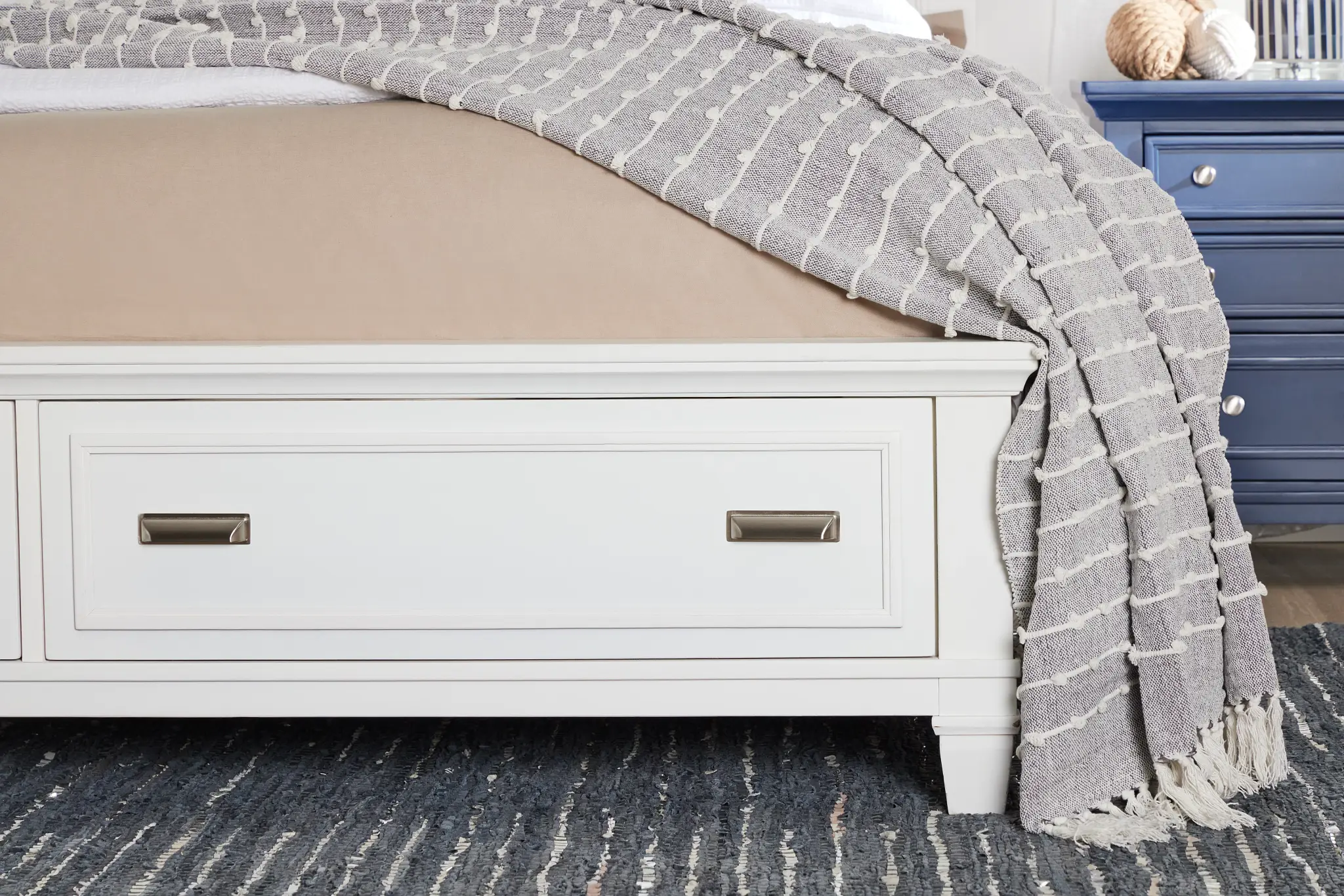 Cape Cod Ivory Panel Storage Bed Cape Cod Ivory Panel Storage Bed