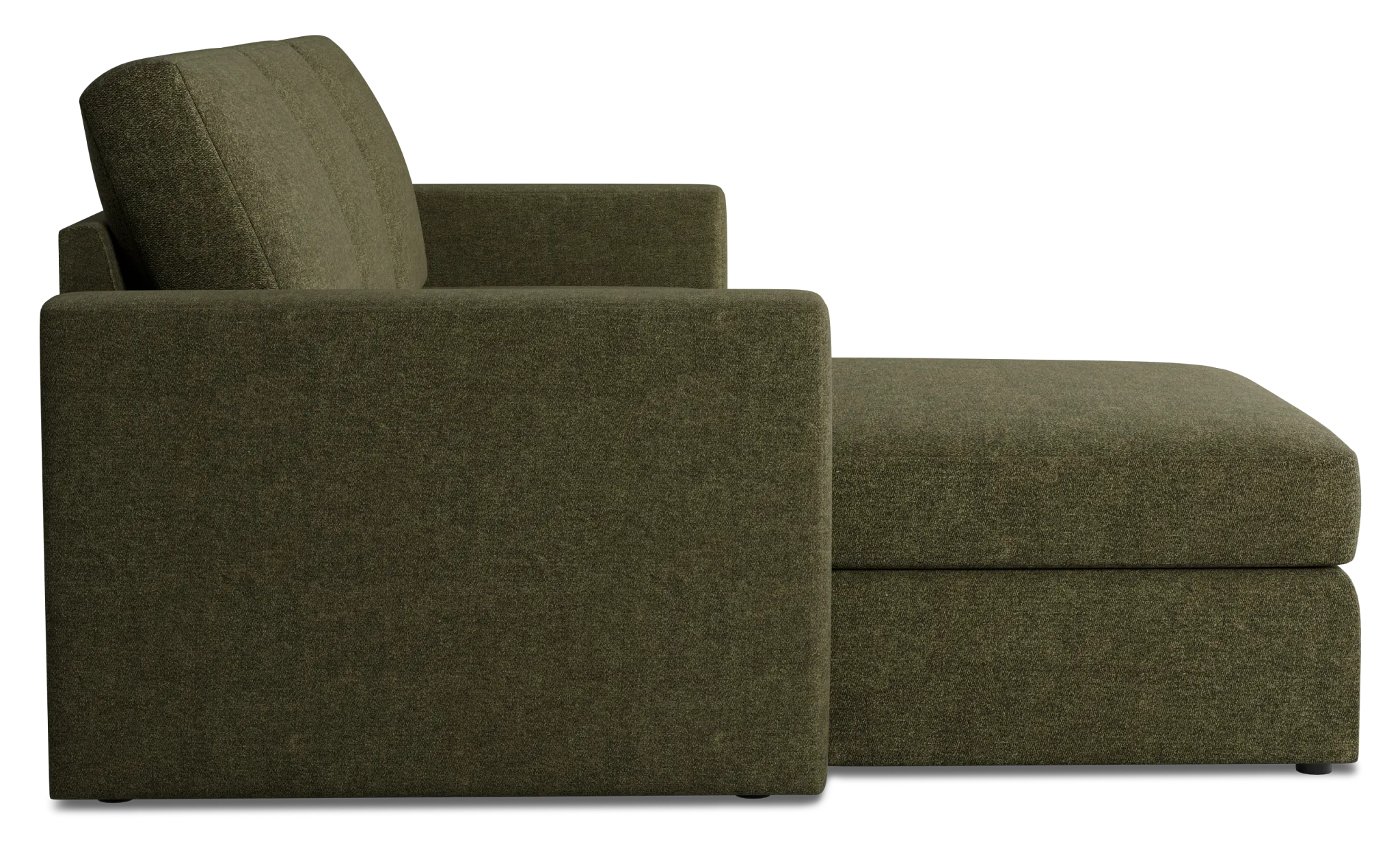 Citymod Green Fabric Small Left Chaise Sectional