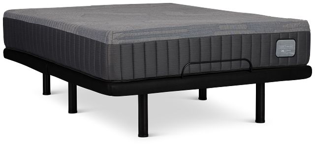 Kevin Charles By Sealy Hybrid Medium Plus Adjustable Mattress Set