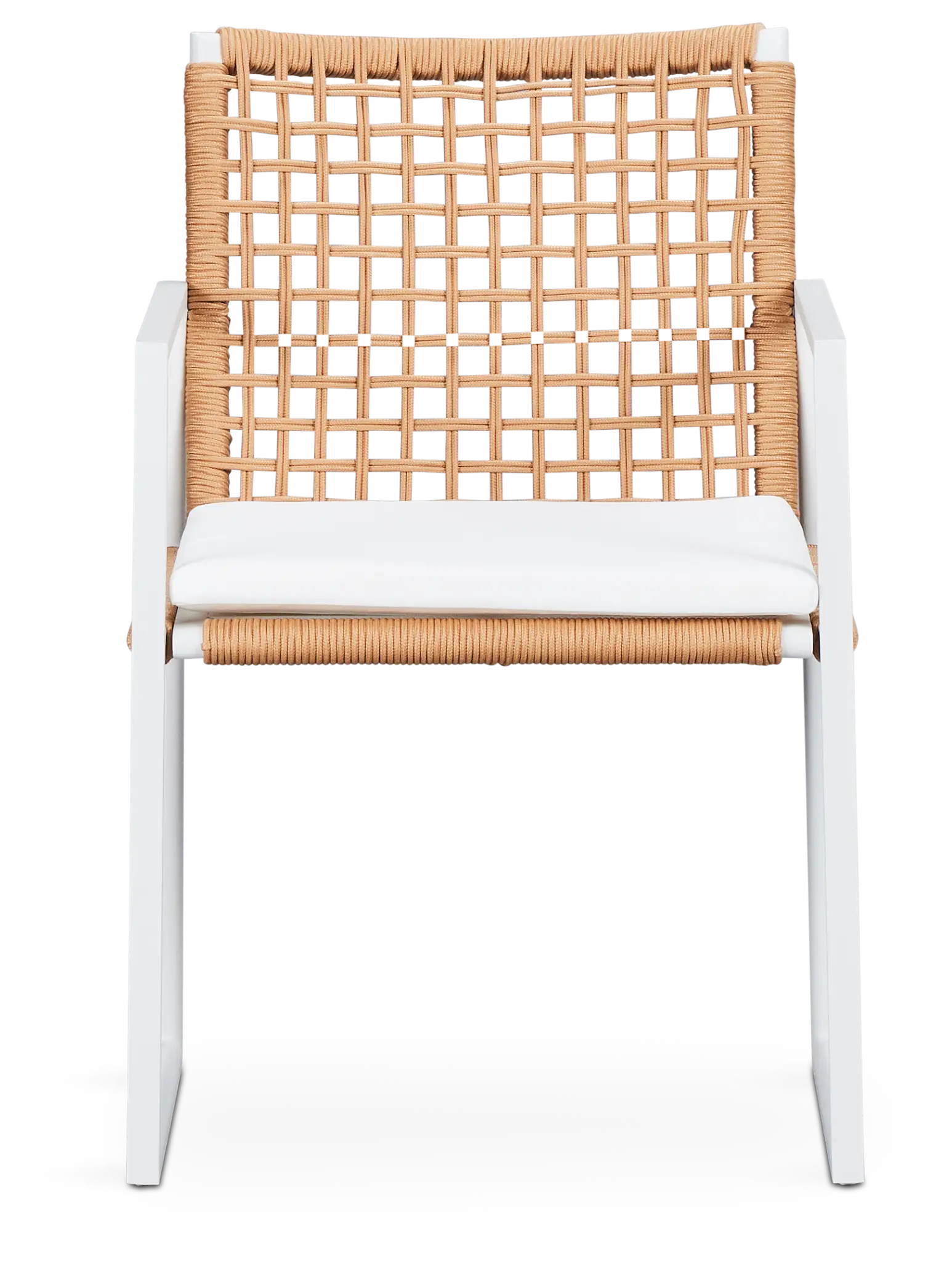 Sunrise White Aluminum Arm Chair Sunrise White Aluminum Arm Chair