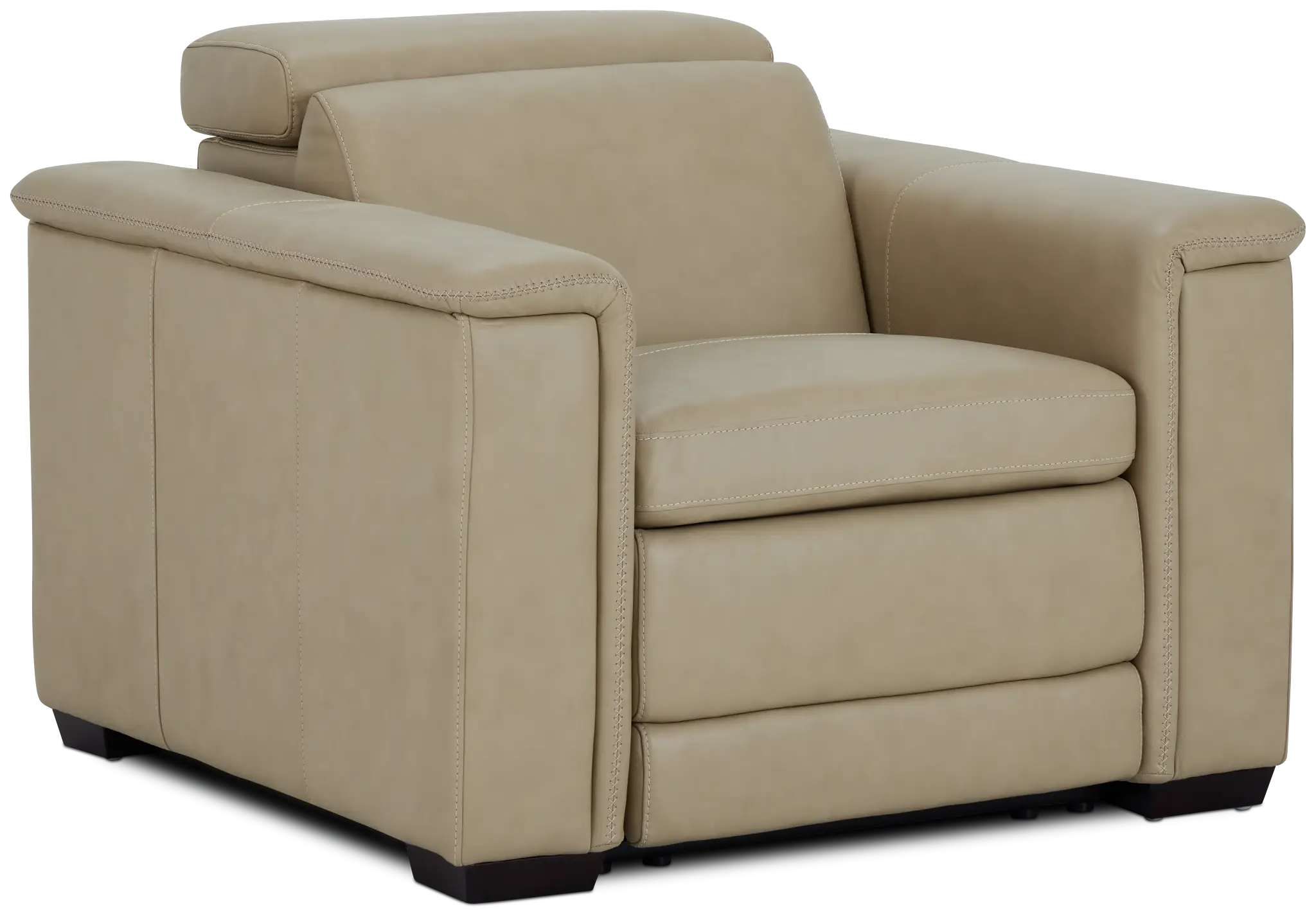 Ainsley Beige Leather Power Recliner Ainsley Beige Leather Power Recliner