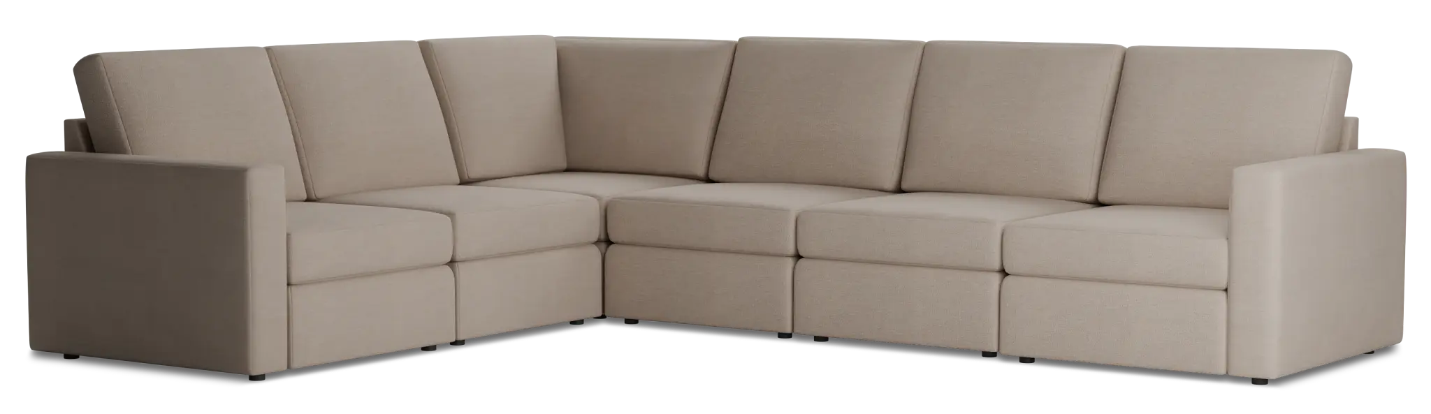 Citymod Beige Fabric Medium Two-arm Sectional Citymod Beige Fabric Medium Two-arm Sectional