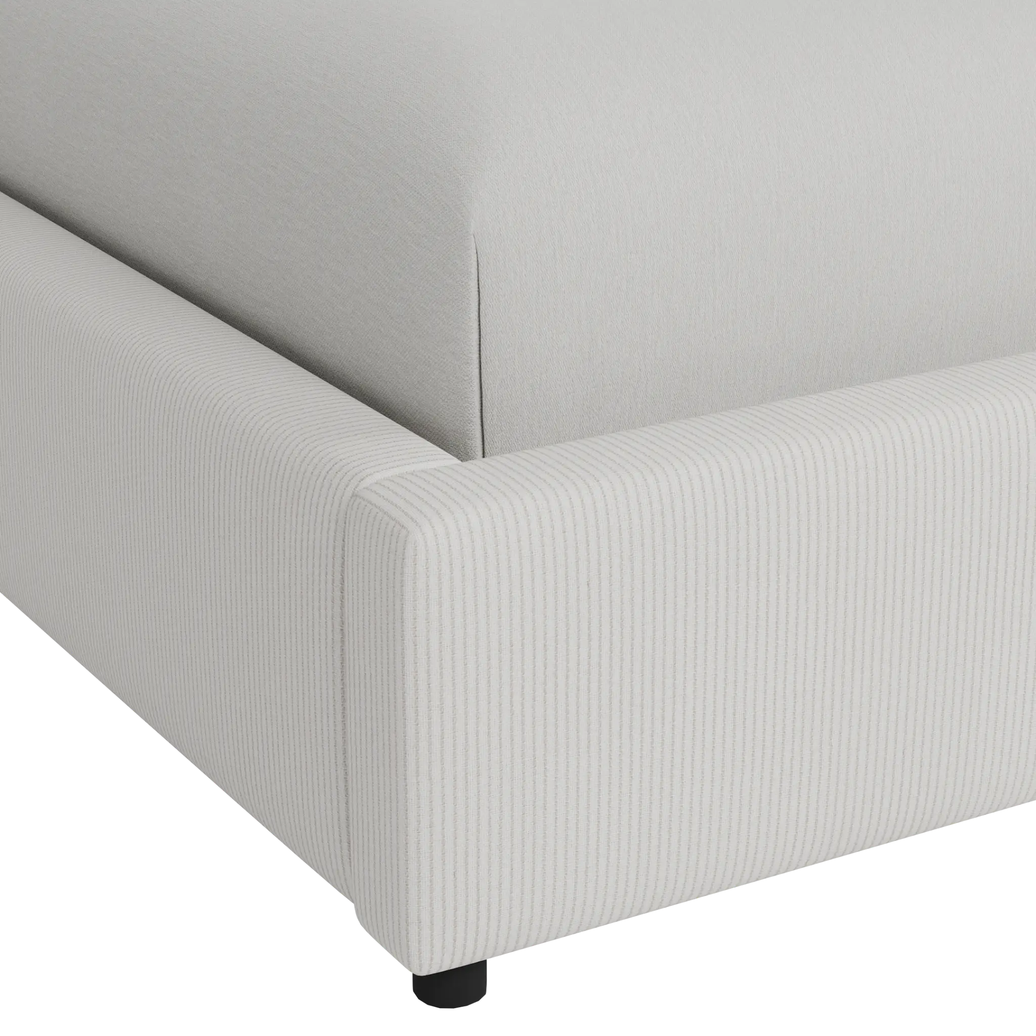 Grayton Lucy Light Beige 44" Upholstered Platform Bed Grayton Lucy Light Beige 44" Upholstered Platform Bed