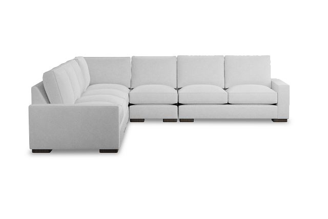 Edgewater Suave White Large Two-arm Sectional