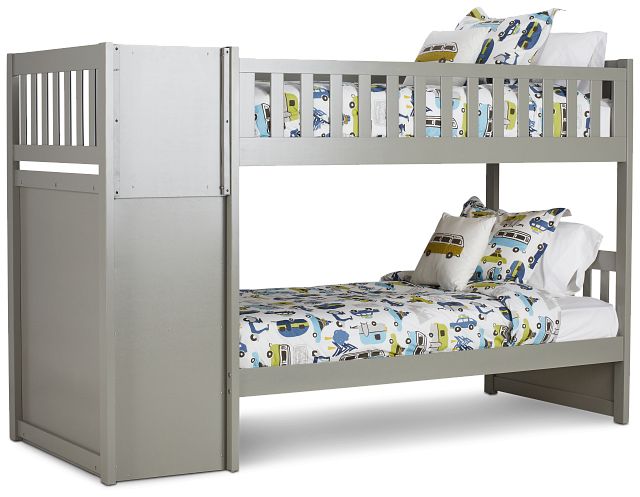 Bailey Gray Bunk Bed Baby Kids, American Signature Bunk Bed Assembly Instructions