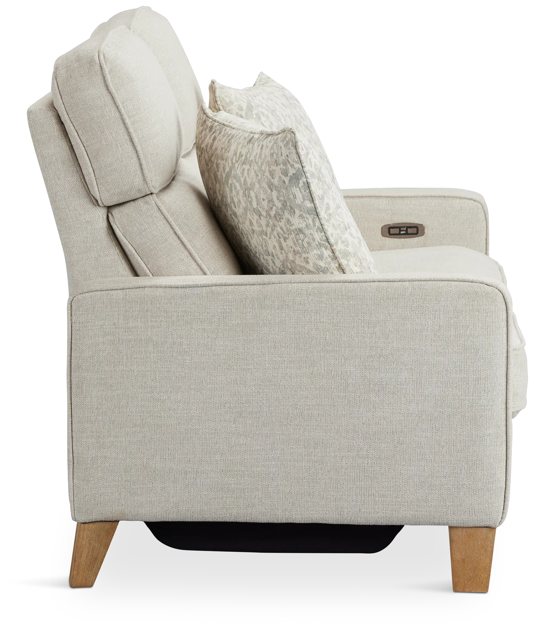 Bayside Light Beige Fabric Power Reclining Loveseat Bayside Light Beige Fabric Power Reclining Loveseat