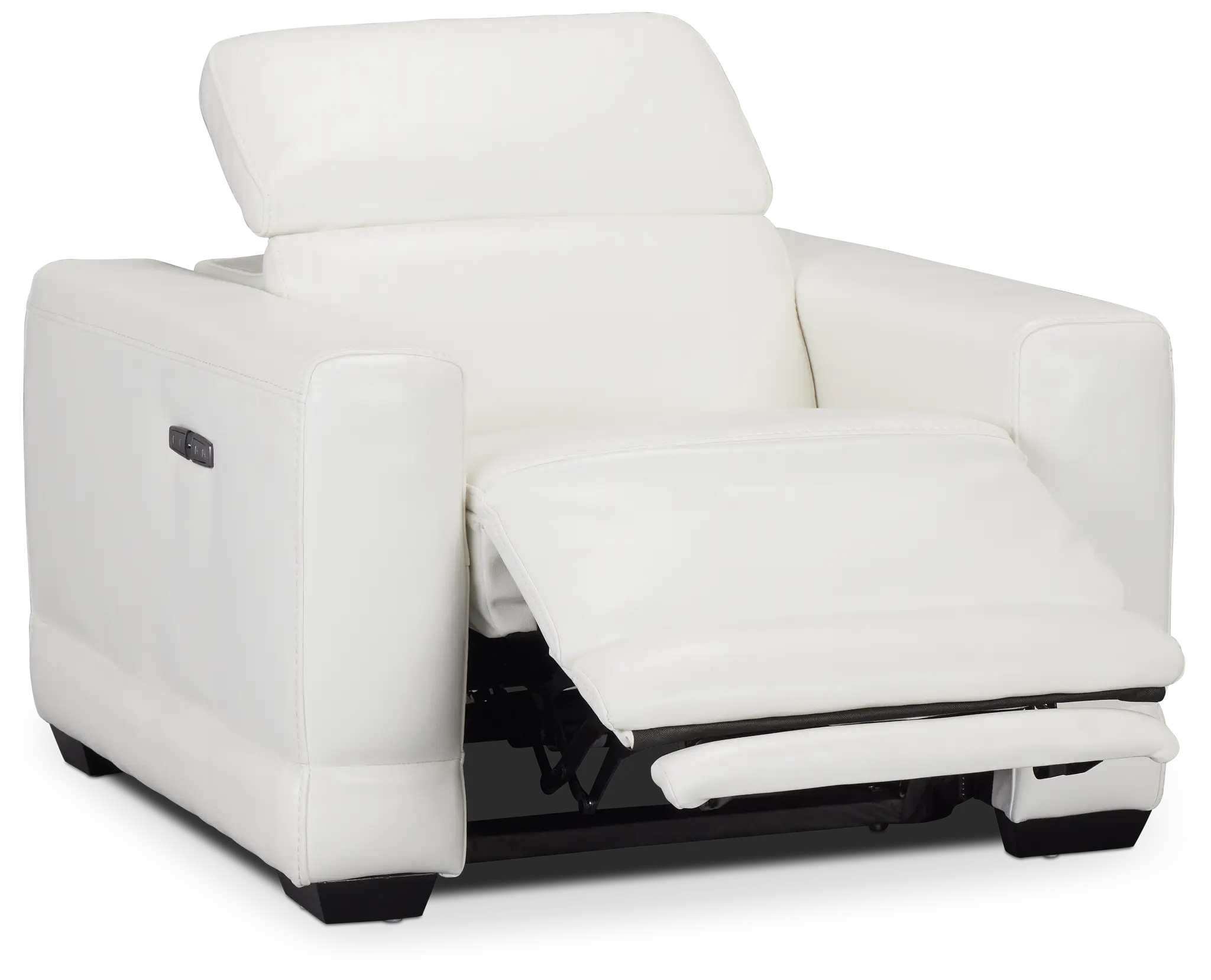 Lombardy White Micro Power Recliner Lombardy White Micro Power Recliner