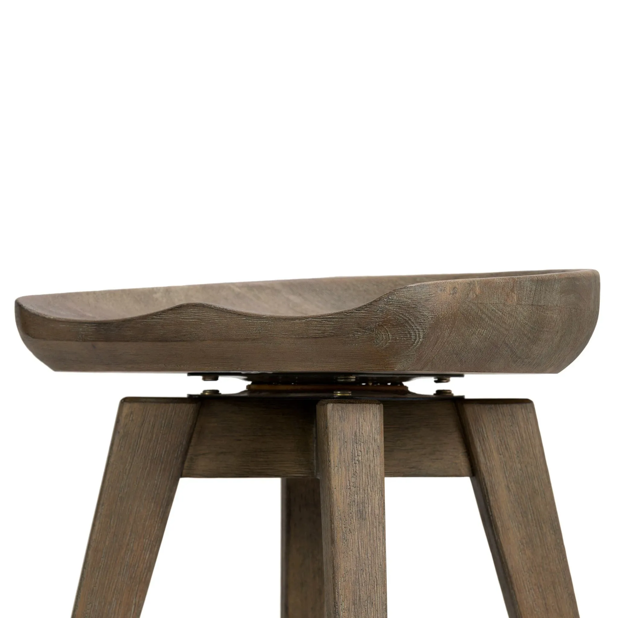 Four Hands Pamona Mid Tone 24" Swivel Barstool